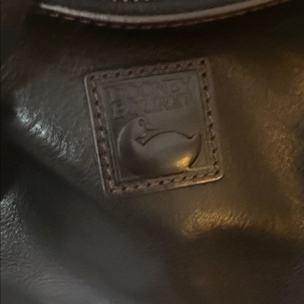 Dooney & Bourke Black Leather Bucket Bag - Picture 2 of 12